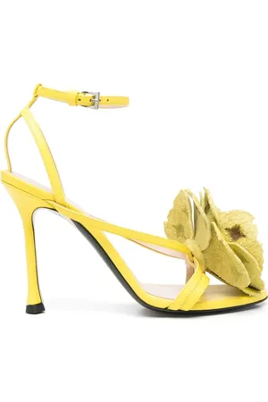 Nº21 Sandalen verfraaid met roos
