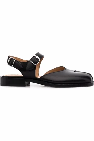 Maison Margiela Tabi leren sandalen