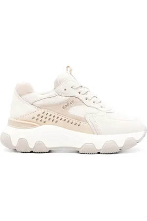 Hogan Suède sneakers met logo