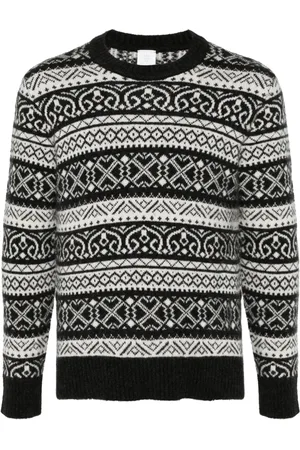 ELEVENTY Fair Isle intarsia trui