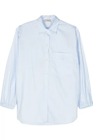 HERNO Blouse met cropped mouwen