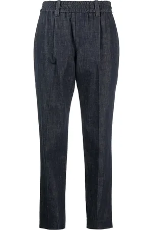 Brunello Cucinelli Jeans met elastische taille