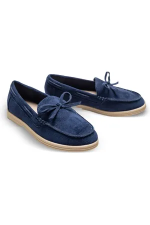 M. Moustache Loafers met strikdetail