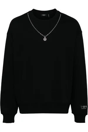 FIVE CM Sweater met kettingdetail