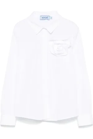 Mimisol Shirt met bloemenapplicatie