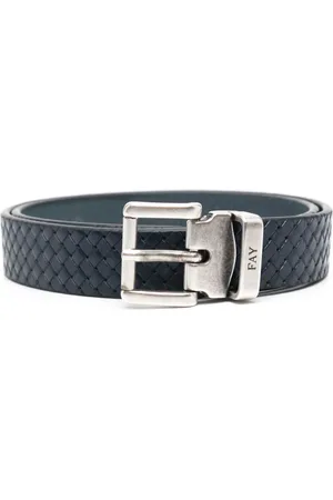 FAY Geweven leren riem