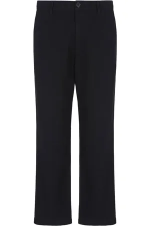 Armani Exchange Katoenen chino met logopatch