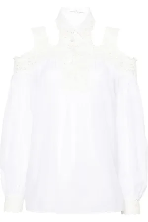 ERMANNO SCERVINO Blouse met geborduurde bloemen