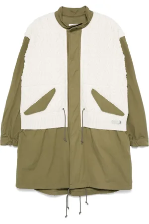 JUNYA WATANABE X Richmond Knitwear parka met vlakken