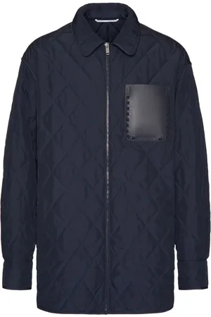 VALENTINO GARAVANI Rockstud Untitled gewatteerd shirtjack