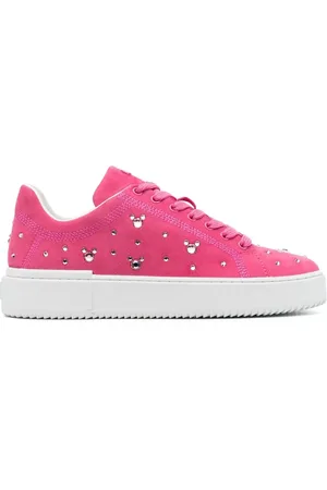 Stuart Weitzman Sneakers verfraaid met kristallen