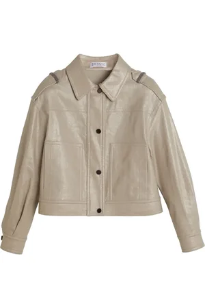 Brunello Cucinelli Jack met enkele rij knopen