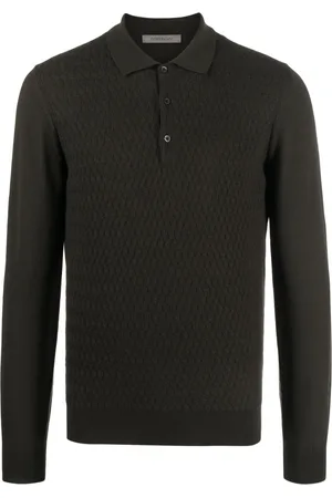 corneliani Poloshirt van scheerwol