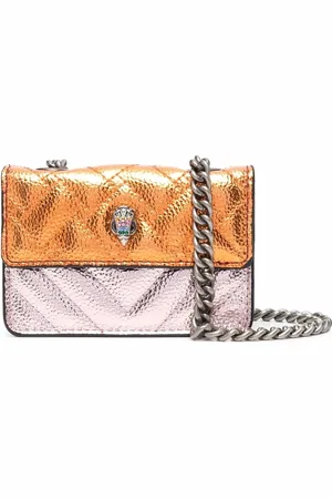 Kurt Geiger Kensington metallic handtas