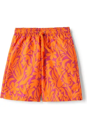 Il gufo Zwembroek met bloemenprint