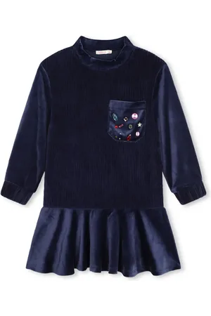Billieblush Fluwelen jurk verfraaid met studs