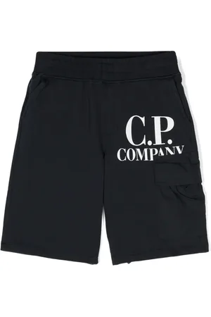 C.P. Company Katoenen trainingsshorts met logoprint