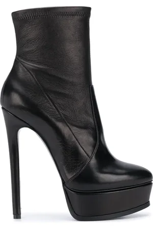 Casadei Enkellaarzen met plateauzool