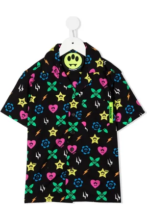 BARROW Poloshirt met monogrampatroon