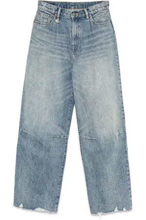 R13 Jeans met wijde pijpen