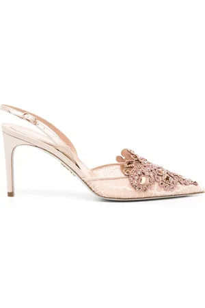 RENE CAOVILLA 55 mm Venezia leren pumps