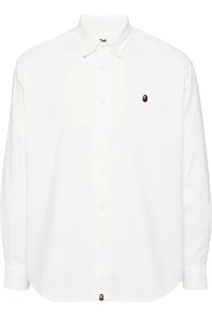 A Bathing Ape Overhemd met geborduurd logo