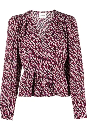 Marant Etoile Blouse met dierenprint