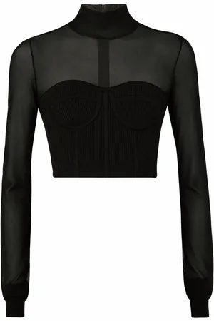 Dolce & Gabbana Cropped bustier trui
