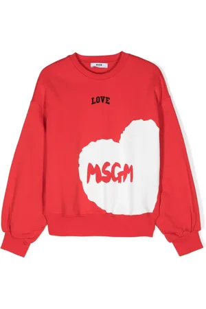 Msgm Katoenen sweater met logoprint
