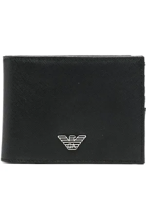 Emporio Armani Portemonnee met logoplakkaat