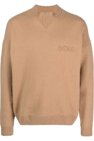 HUGO BOSS Trui met geborduurd logo
