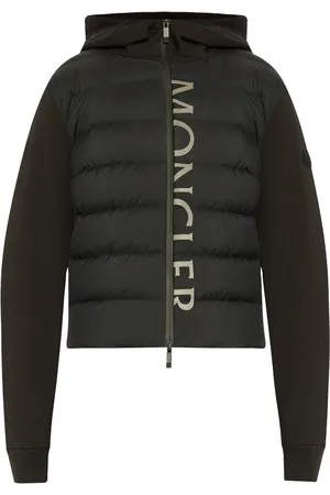 Moncler Gewatteerd jack met capuchon en logoprint