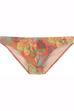 AMIR SLAMA Slip met bladerprint