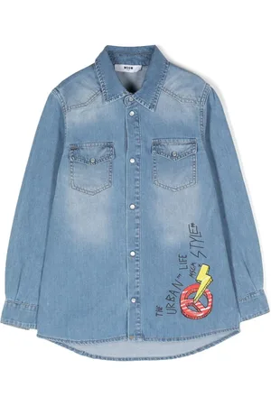Msgm Shirt met logoprint