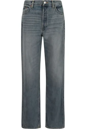 RE/DONE Jeans met logopatch