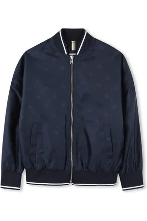 HUGO BOSS Bomberjack met rits en logo