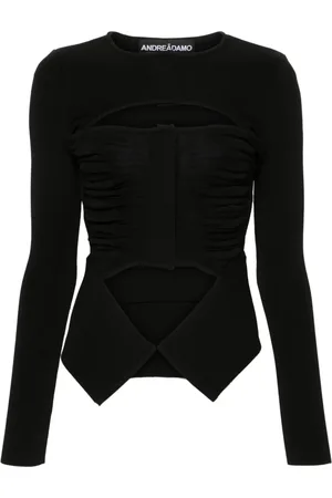 ANDREADAMO Vest met ruche