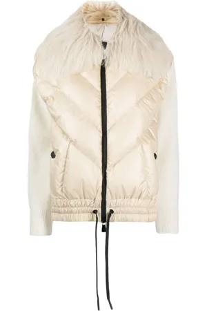 Moncler Donsjack met vlakken