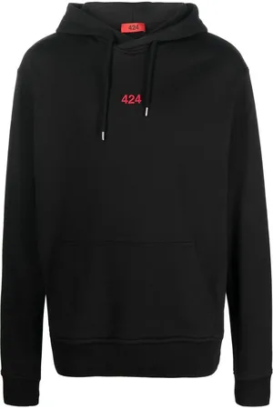 424 FAIRFAX Hoodie met geborduurd logo