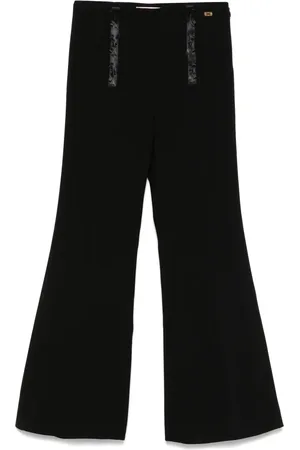 Elisabetta Franchi Flared broek met strik
