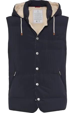Brunello Cucinelli Bodywarmer met capuchon