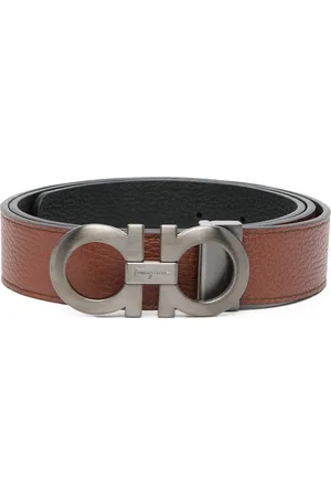 Salvatore Ferragamo Leren riem