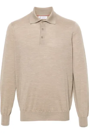 Brunello Cucinelli Fijngebreid poloshirt