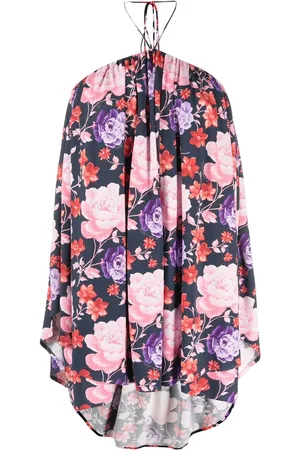 MAGDA BUTRYM Halterjurk met bloemenprint