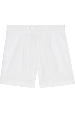 Dolce & Gabbana Popeline shorts met logo label