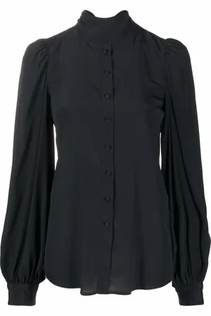 WANDERING Blouse met opstaande kraag