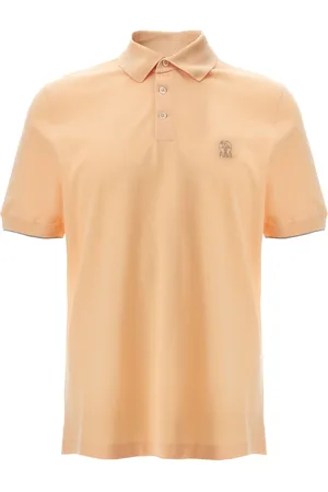 Brunello Cucinelli Piqué poloshirt met geborduurd logo