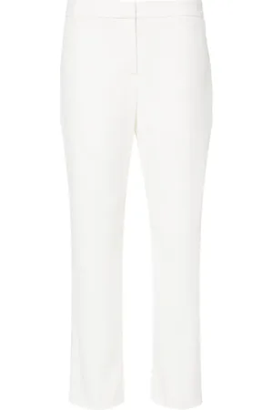 Alexander McQueen Crêpe broek met toelopende pijpen