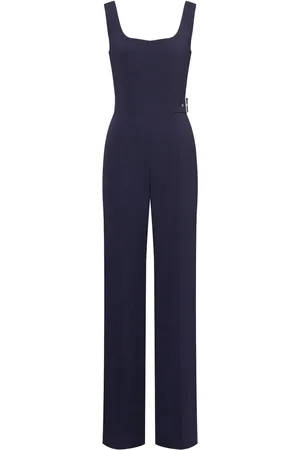 Alberta Ferretti Jumpsuit met gekruiste bandjes