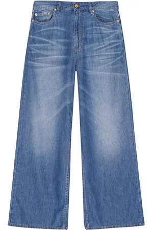 Ganni Jeans met wijde pijpen